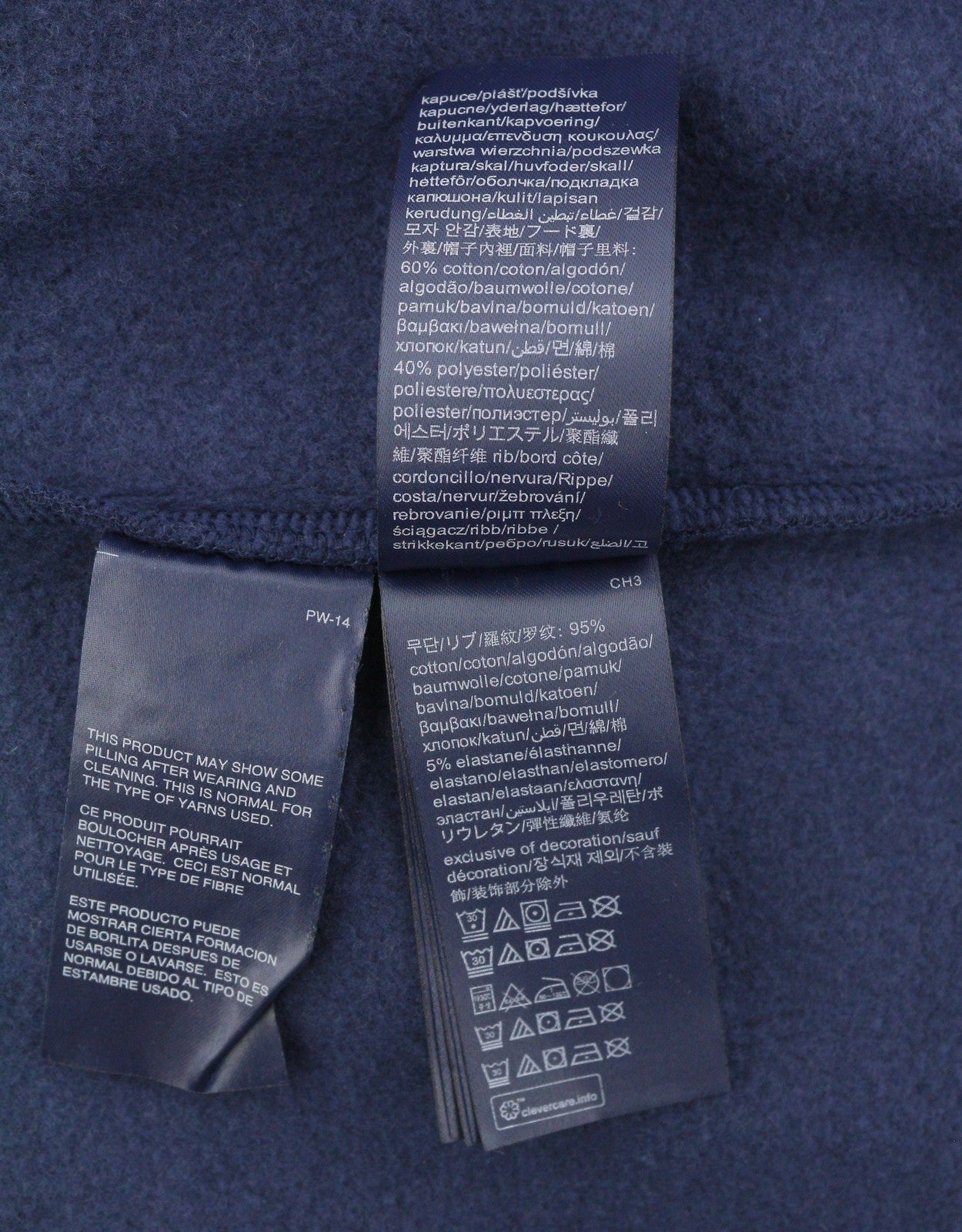 TOMMY HILFIGER College Wash vyriškas džemperis su gobtuvu L tamsiai mėlynas kengūros kišenės megztinis 