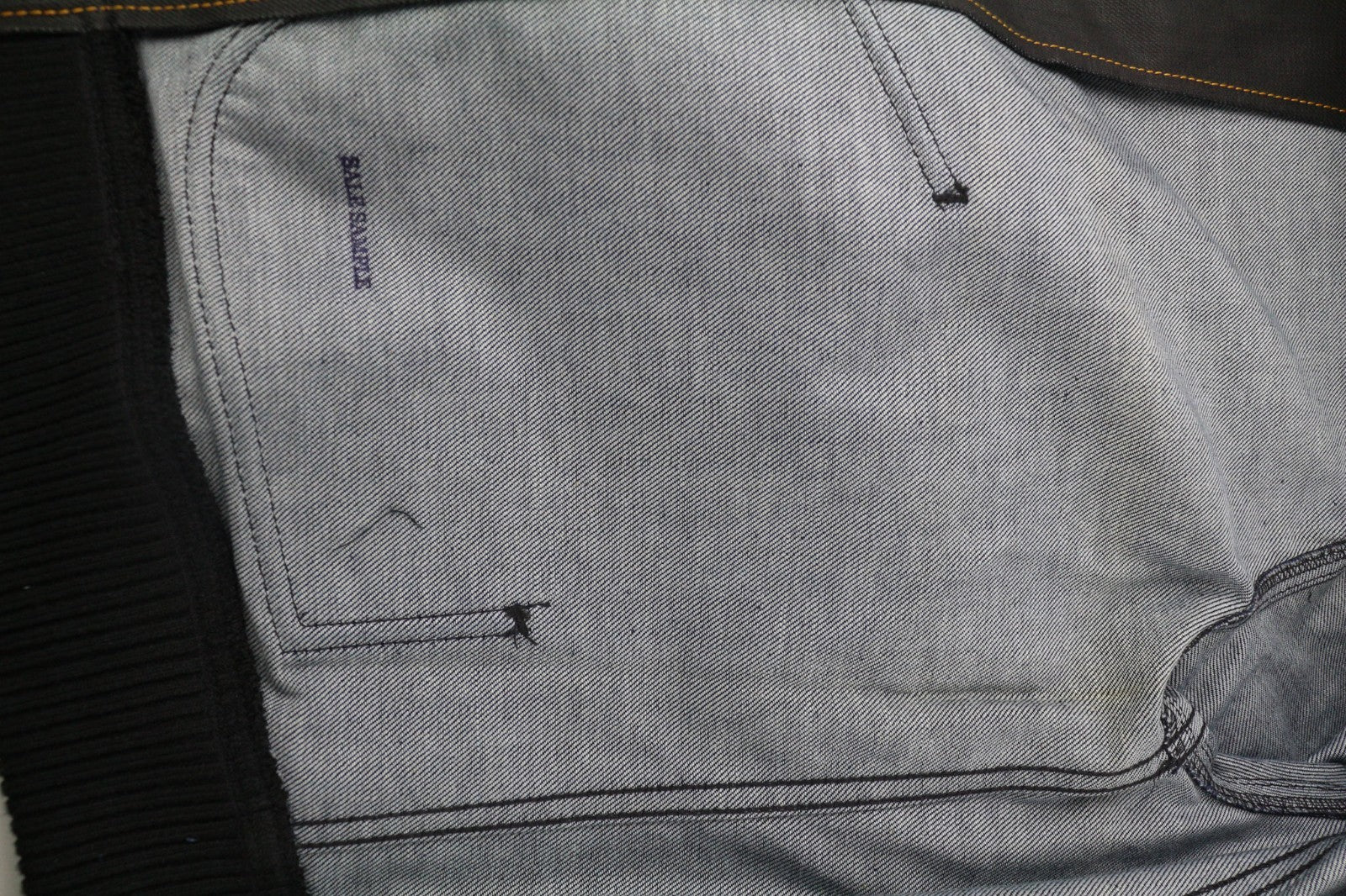 NUDIE JEANS Severin Coated Denim Men's M Black Pure Cotton Zipped Bomber Jacket