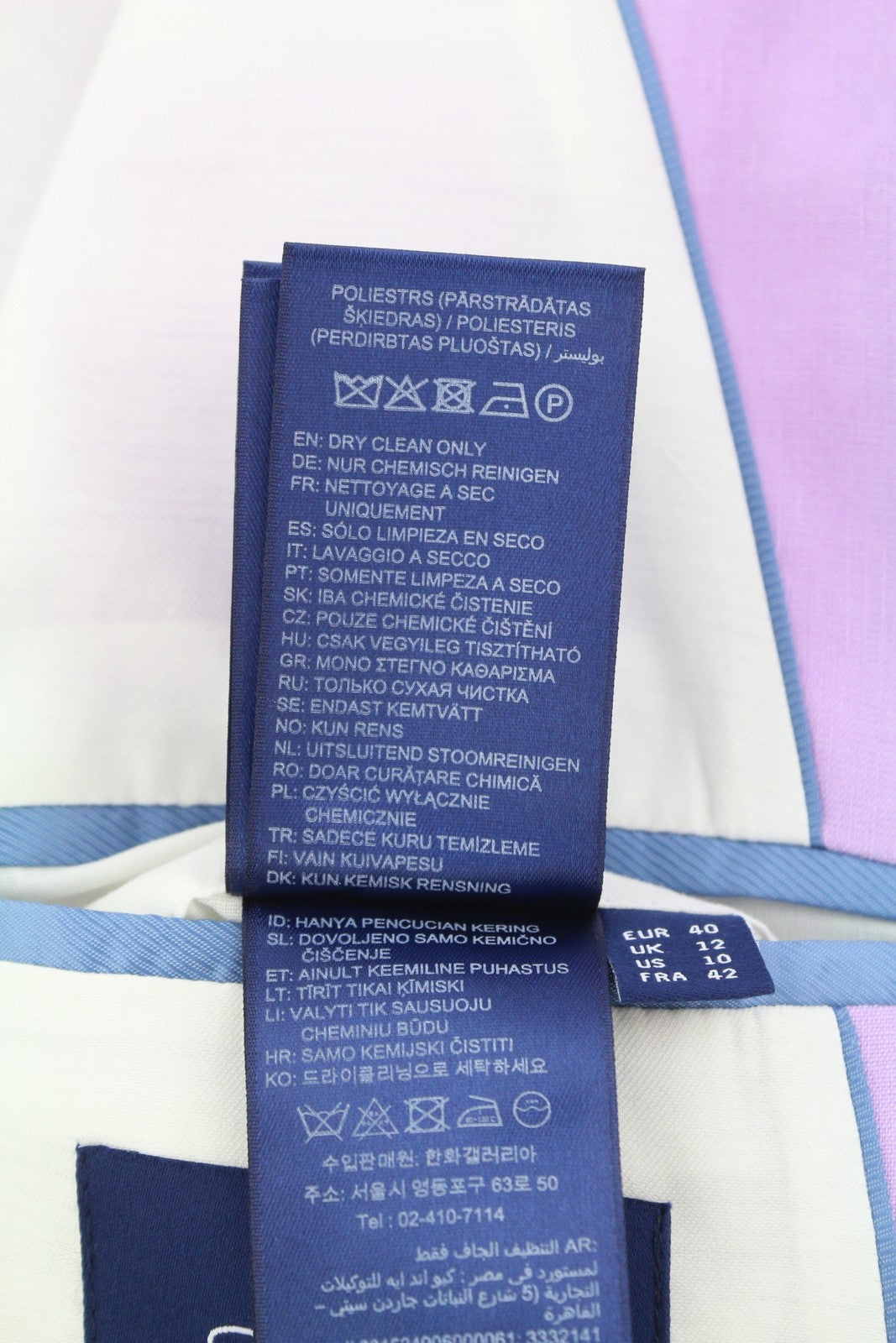 GANT Tamprus Lininis Tiesaus Striukė Moteriškas Švarkas EU40 Crocus Purple Su Įpjova Atlape Pamušalu 