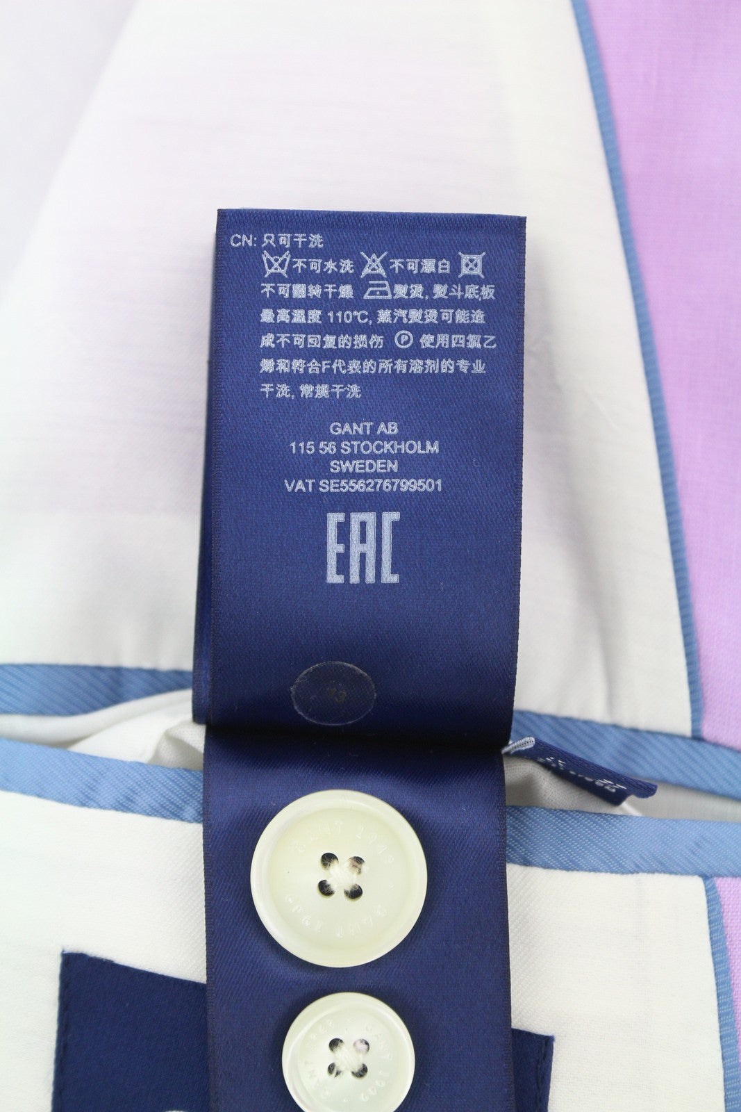 GANT Tamprus Lininis Tiesaus Striukė Moteriškas Švarkas EU40 Crocus Purple Su Įpjova Atlape Pamušalu 