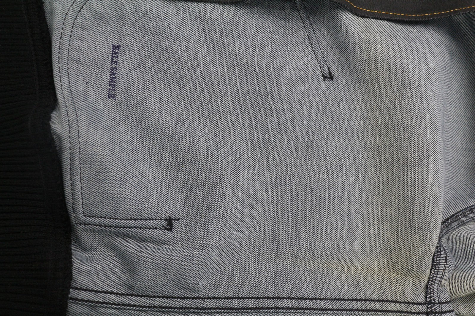 NUDIE JEANS Severin Coated Denim Men's M Black Pure Cotton Unlined Bomber Jacket