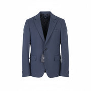 GANT moteriškas švarkas, mėlynas, dryžuotas, priglundantis, vienaeilis, su įpjova atvartu 