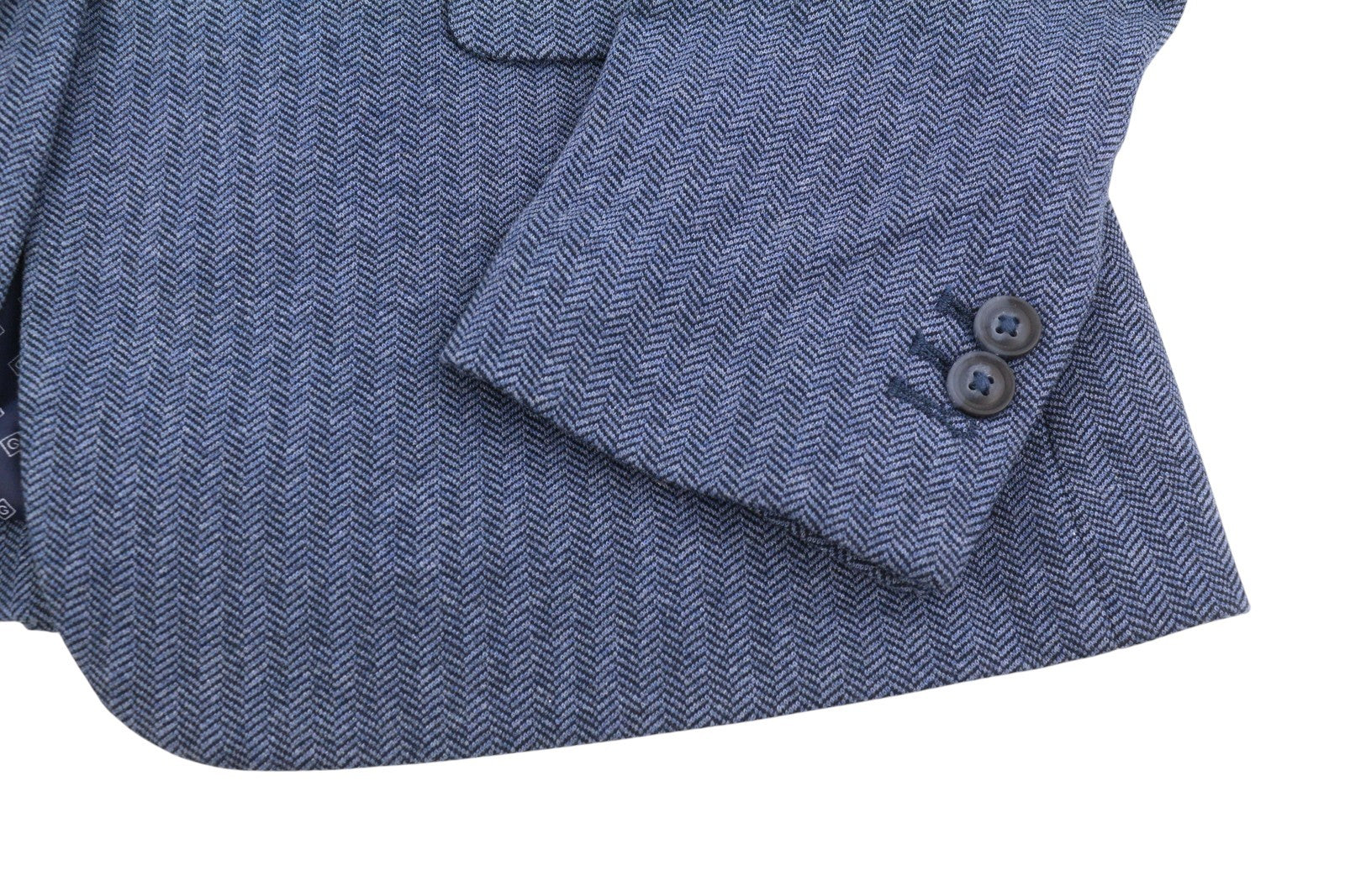 GANT moteriškas švarkas, mėlynas, dryžuotas, priglundantis, vienaeilis, su įpjova atvartu 