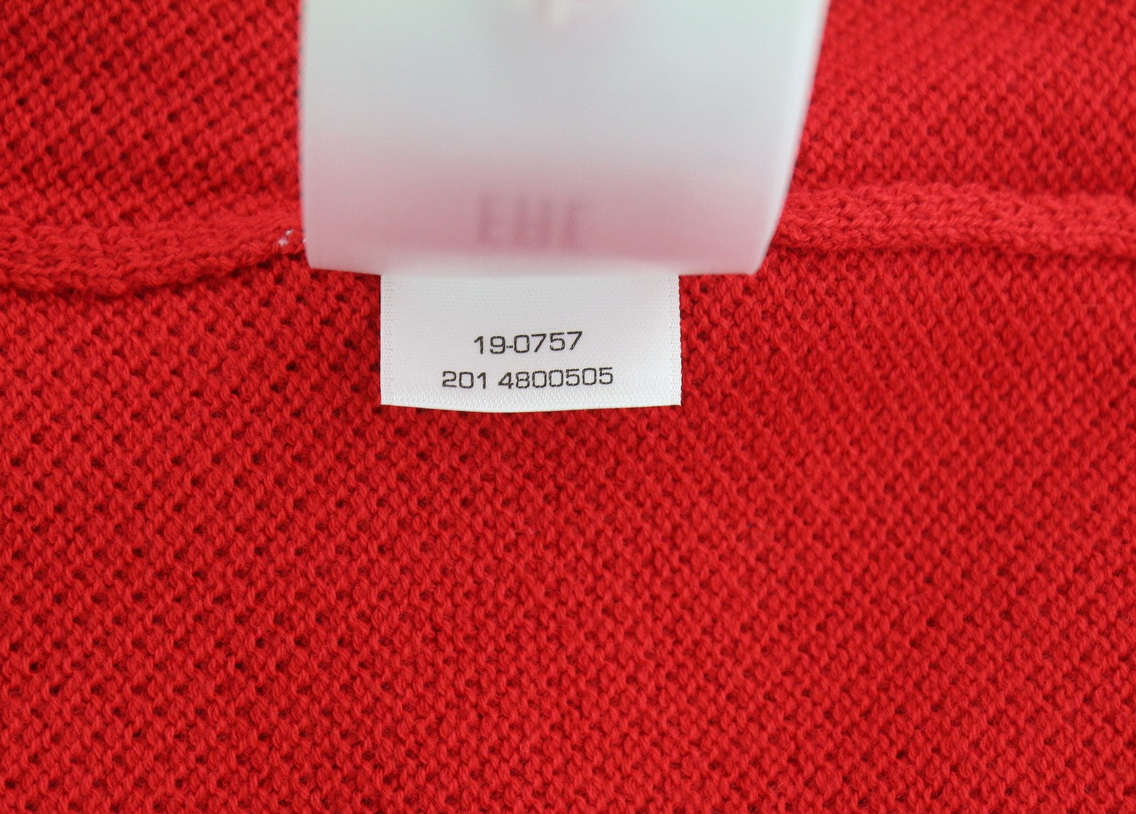 GANT medvilninis pikė kardiganas moterims L dydžio ryškiai raudonas vaflinis megztinis su sagomis, tamprus