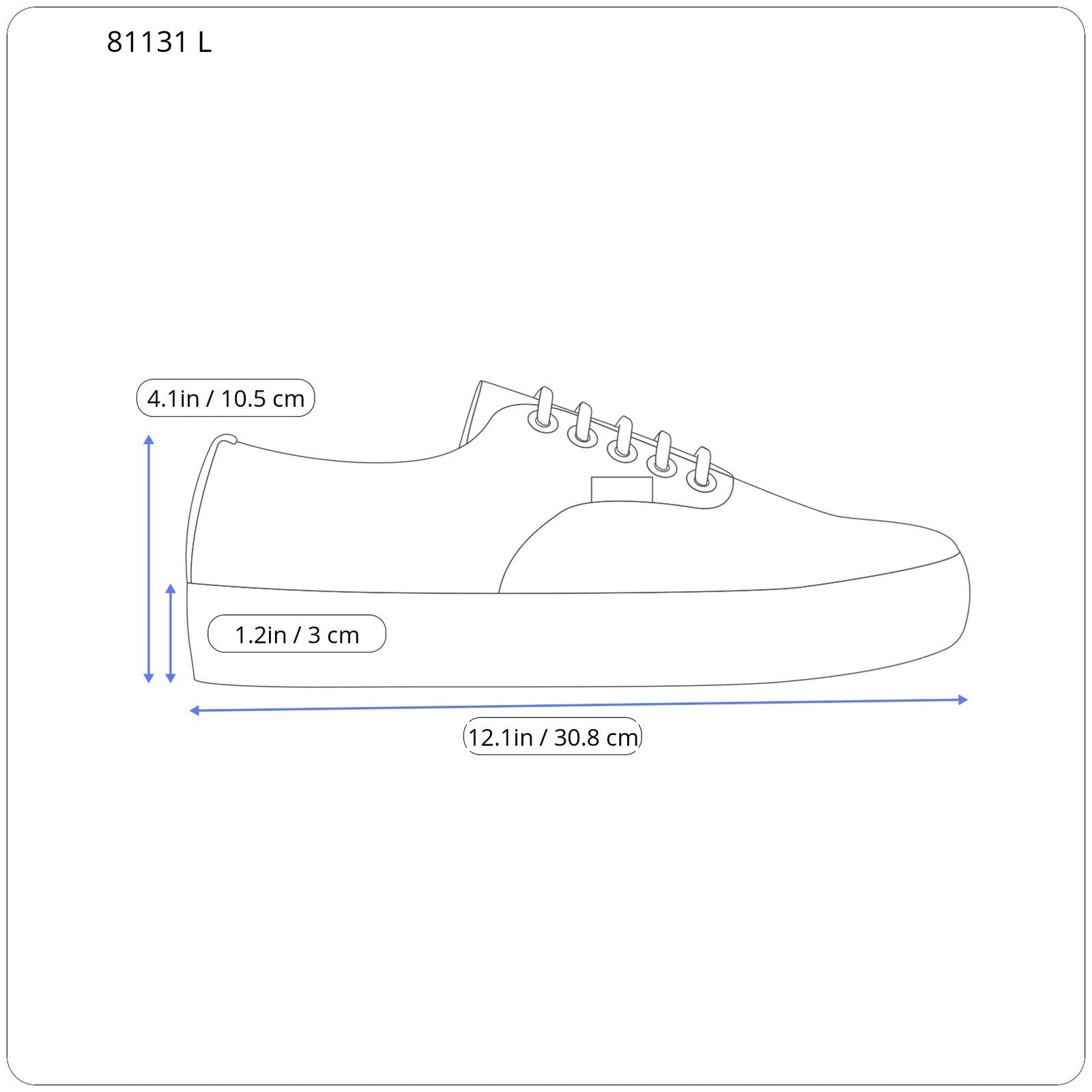 TIMBERLAND A2A9P-A5550 vyriški sportbačiai su žema pado apdaila, dydis EU43.5/44.5, mėlyni. 