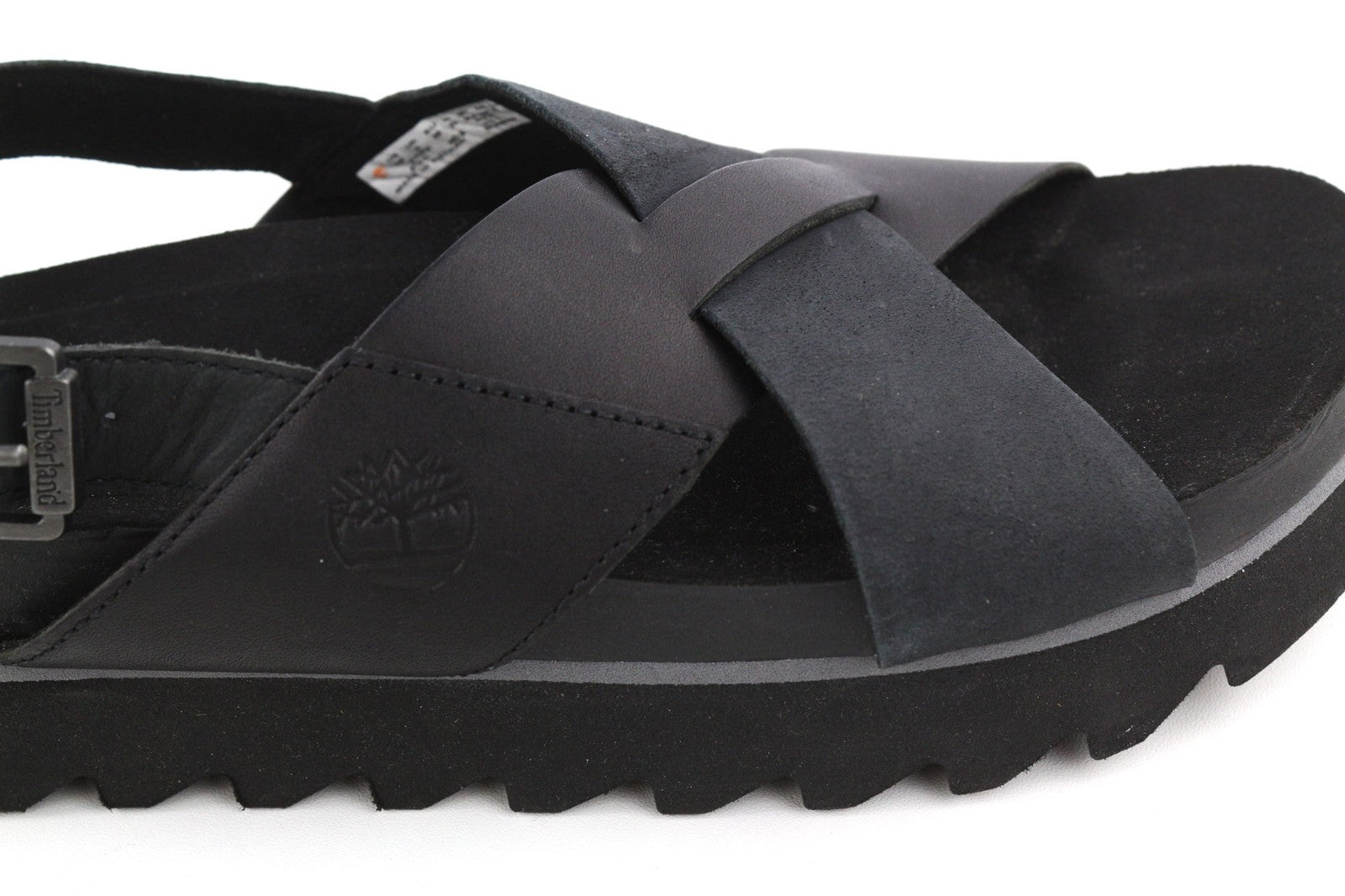 TIMBERLAND A23FE-A5734 moteriški juodi odiniai vasariniai basutės, dydis EU37/38 