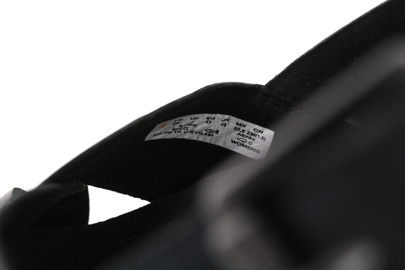 TIMBERLAND A23FE-A5734 moteriški juodi odiniai vasariniai basutės, dydis EU37/38 