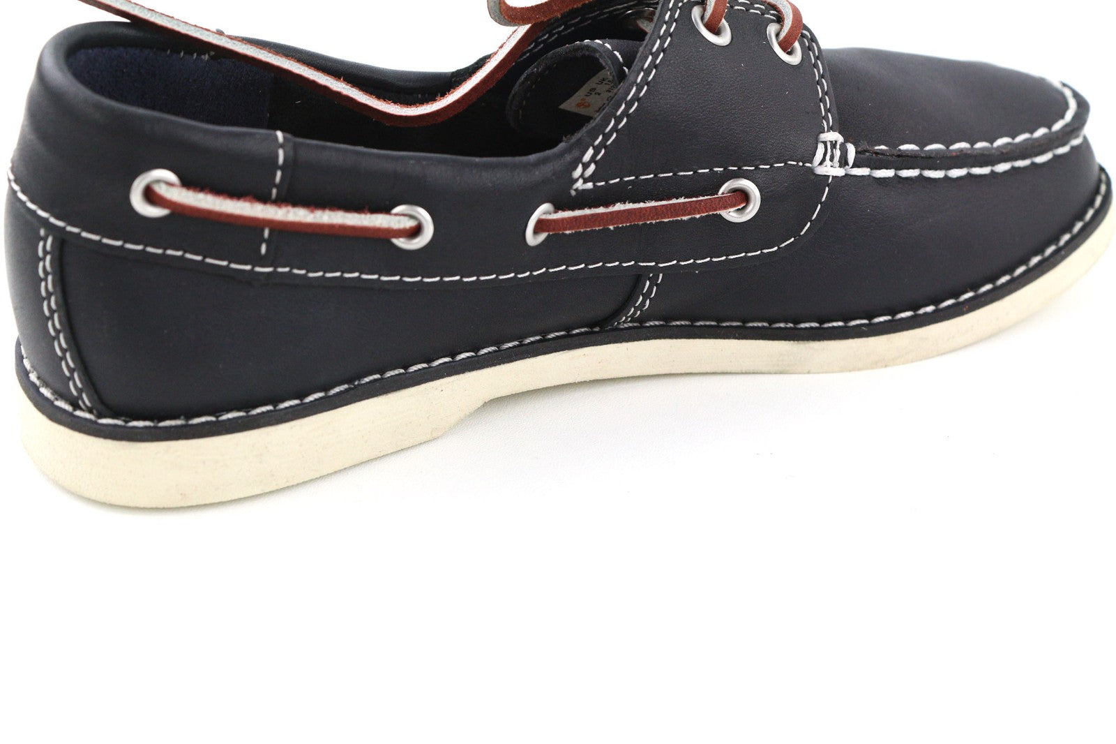 TIMBERLAND 3177A-A4498 Boys' EU33/34 Navy Genuine Leather Loafers Shoes