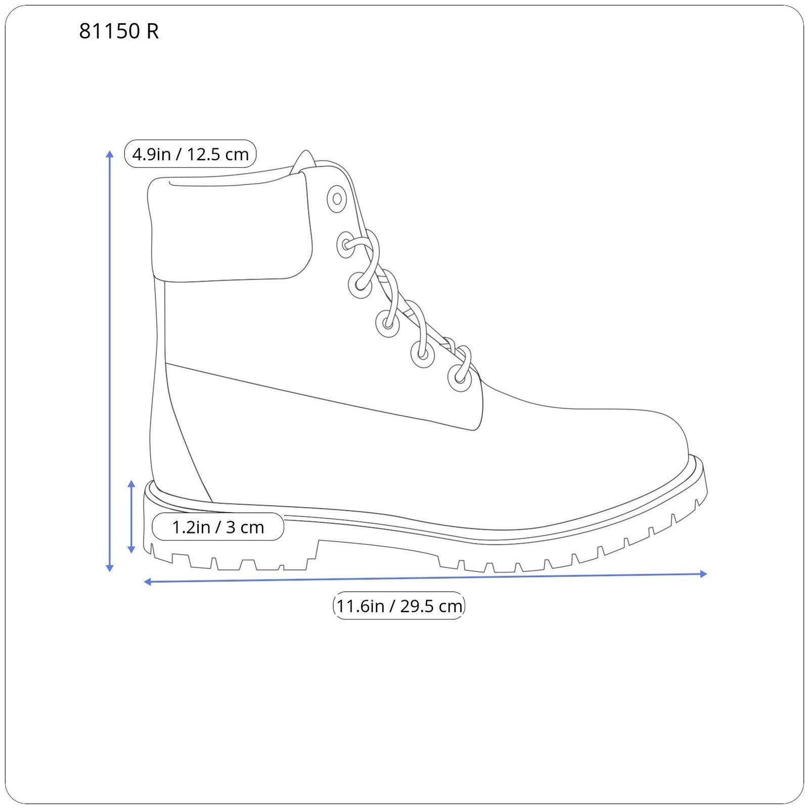 TIMBERLAND A191L-A2446 vyriški rudi aukštakulniai su raišteliais, odiniai laisvalaikio batai, dydžiai EU40/41 