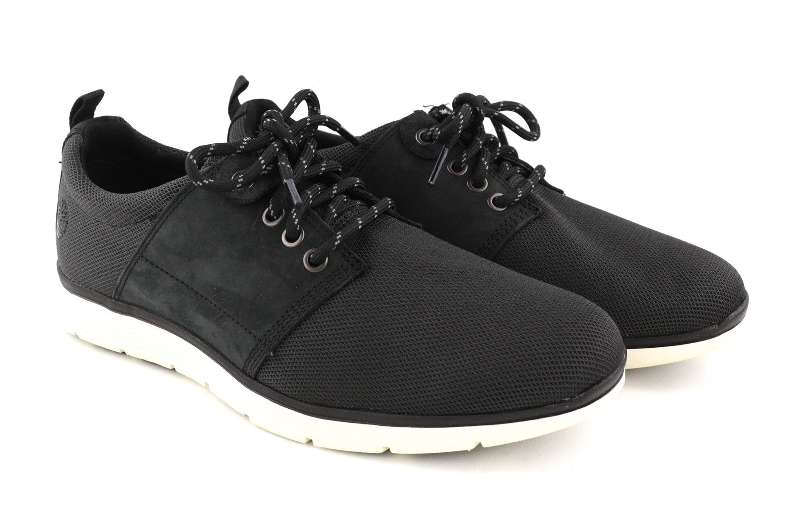 TIMBERLAND A1XZW-A4150 vyriški juodi sportbačiai su tekstiline oda, su detalėmis, 43/43.5 dydis. 