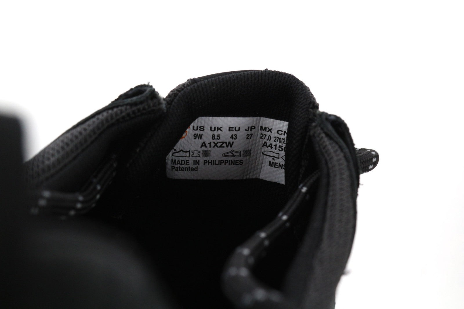 TIMBERLAND A1XZW-A4150 vyriški juodi sportbačiai su tekstiline oda, su detalėmis, 43/43.5 dydis. 