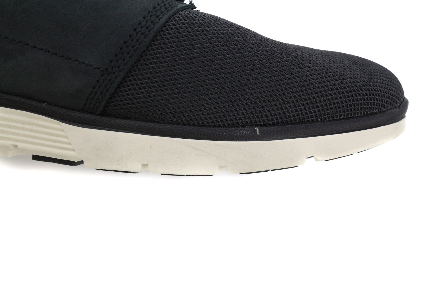 TIMBERLAND A1XZW-A4150 vyriški juodi sportbačiai su tekstiline oda, su detalėmis, 43/43.5 dydis. 