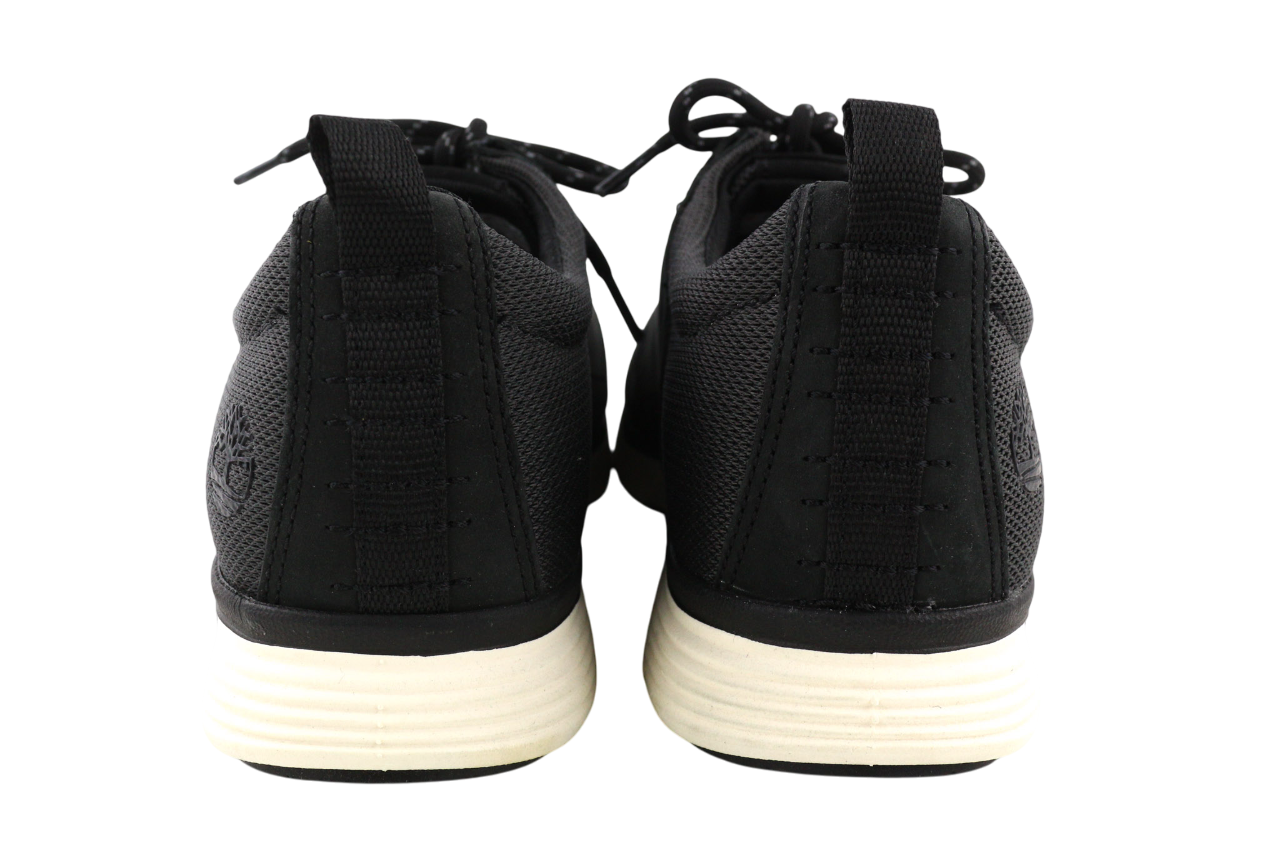 TIMBERLAND A1XZW-A4150 vyriški juodi sportbačiai su tekstiline oda, su detalėmis, 43/43.5 dydis. 