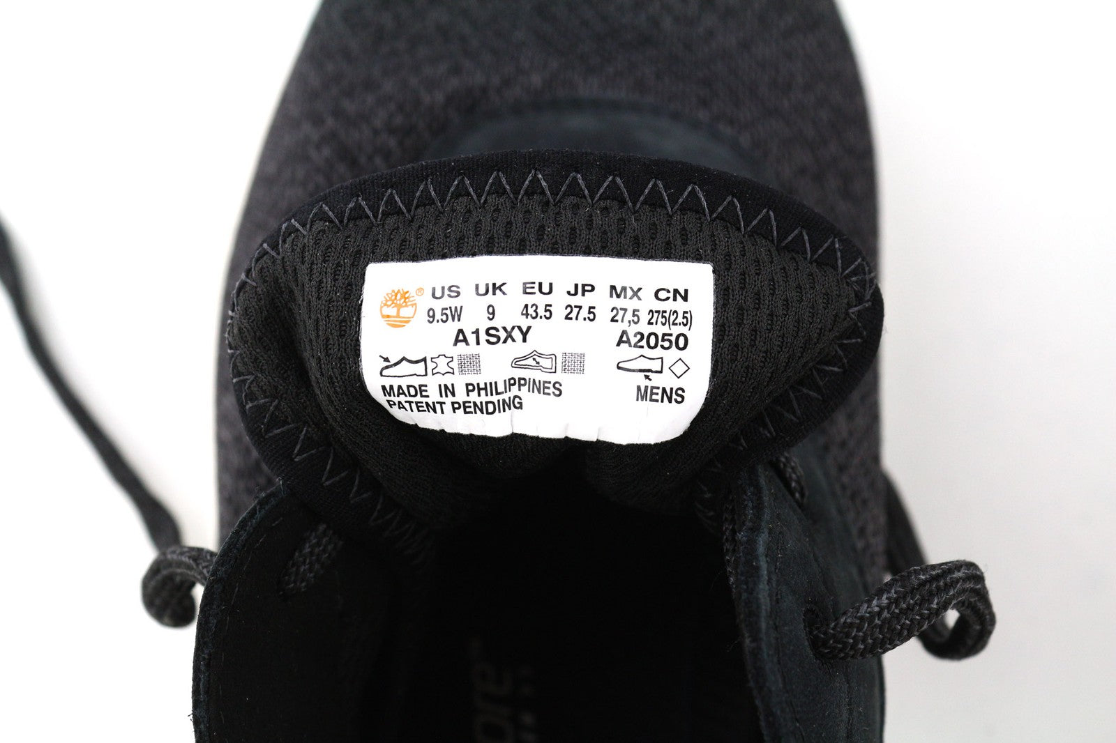 TIMBERLAND A1SXY-A2050 vyriški pilki sportbačiai su tekstilinėmis odinėmis detalėmis, dydis EU43/43.5 