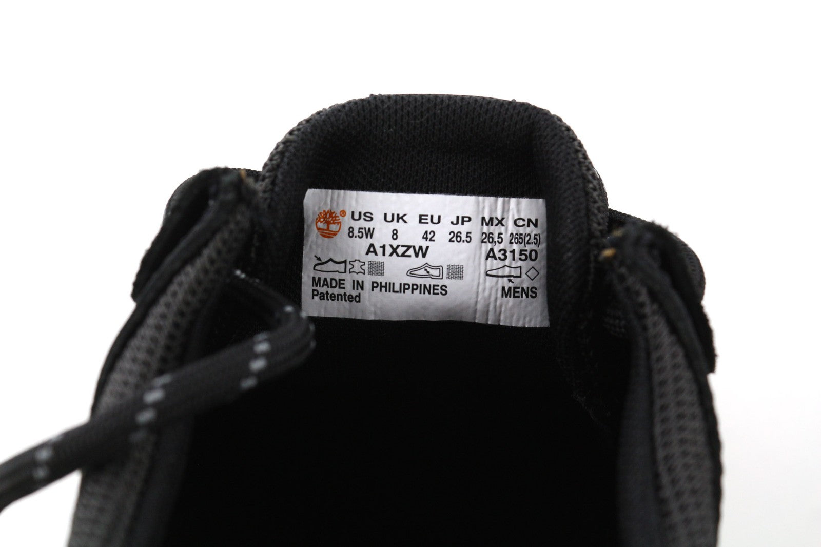 TIMBERLAND A1XZW-A3150 vyriški EU41.5/42 tamsiai pilki tekstilinės odos sportbačiai 