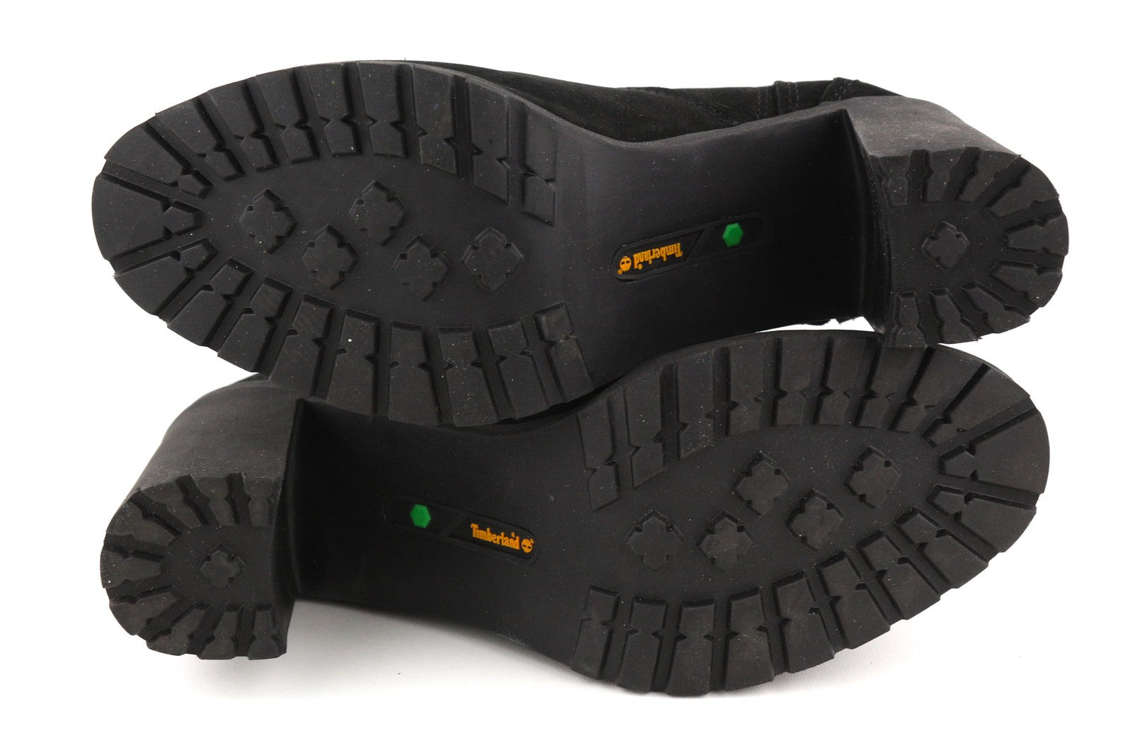 TIMBERLAND A22BA-A6034 moteriški juodi odiniai bateliai su užtrauktuku ir aukštakulniais, 37/37.5 dydis 