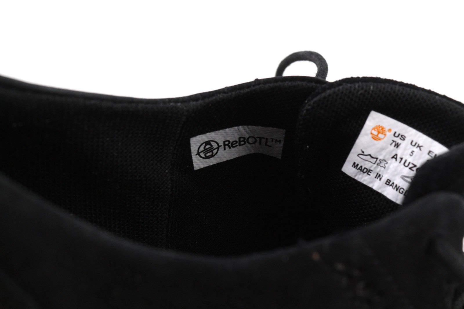 TIMBERLAND A1UZG-A3719 moteriški EU38/38.5 juodi odiniai žemapadžiai batai su raišteliais 