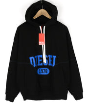 DIESEL S-Muster Men's Hoodie M Black Logo Pull On Hooded Straps Kangaroo RRP150