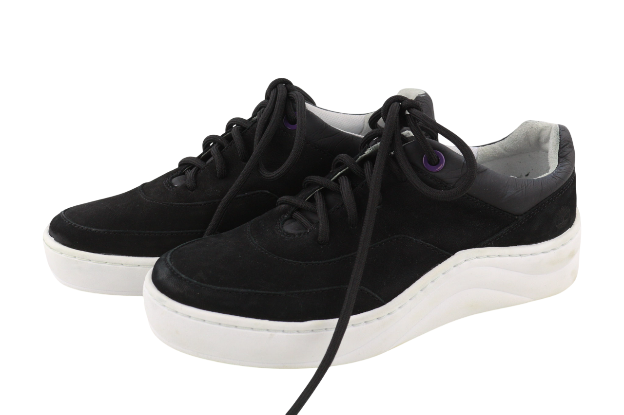 TIMBERLAND A211C-A3646 moteriški juodi odiniai sportbačiai su raišteliais, dydis EU39/39.5. 