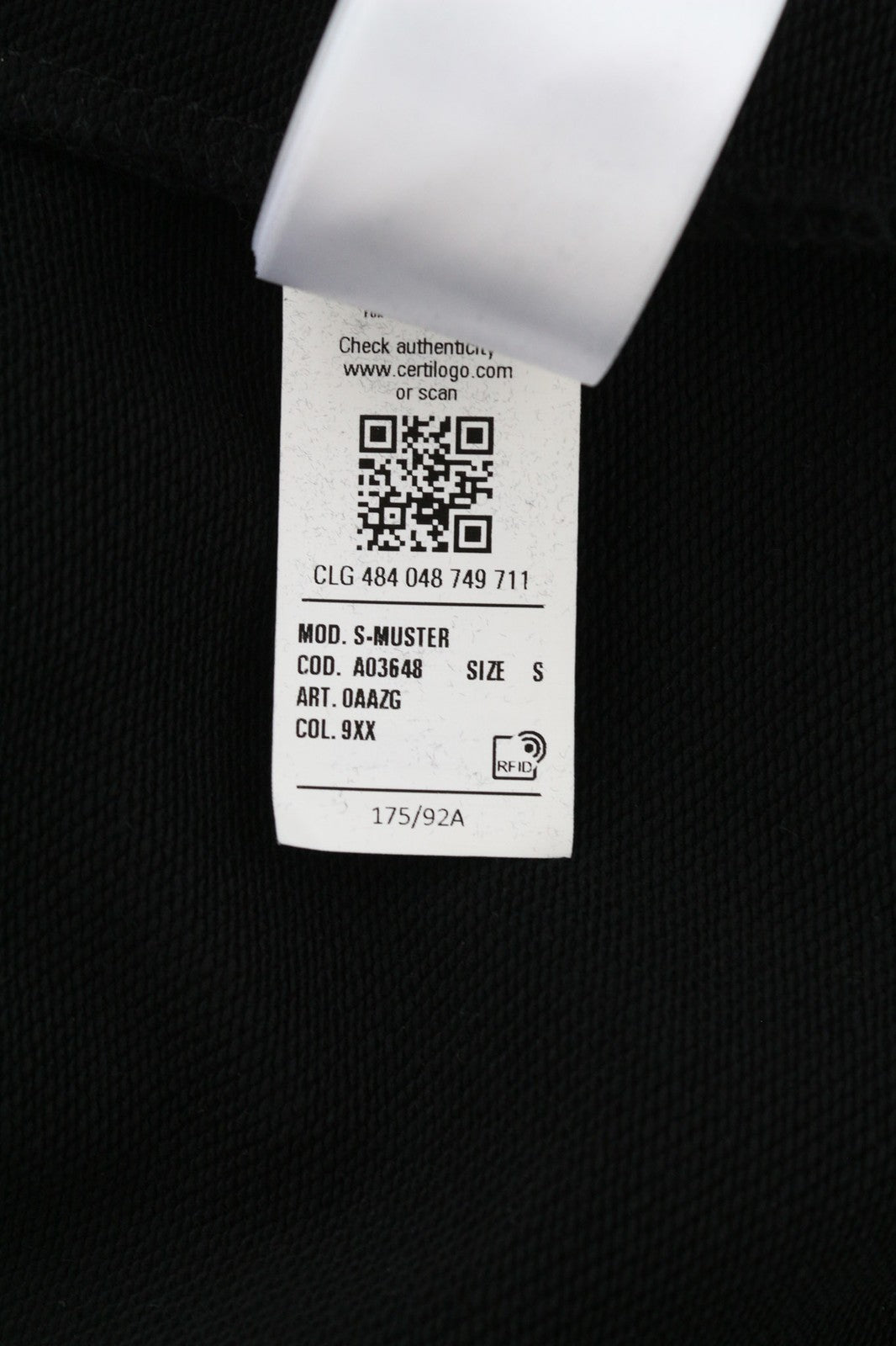 DIESEL S-Muster Men's Hoodie S Black Logo Pullover Hooded Kangaroo Pocket RRP150