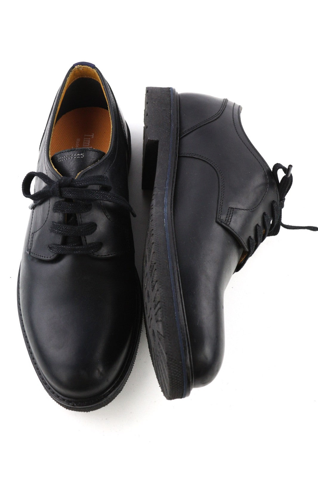 TIMBERLAND A3ZZH-A53148 Men's EU41.5/42 Black Genuine Leather Low-Top Shoes