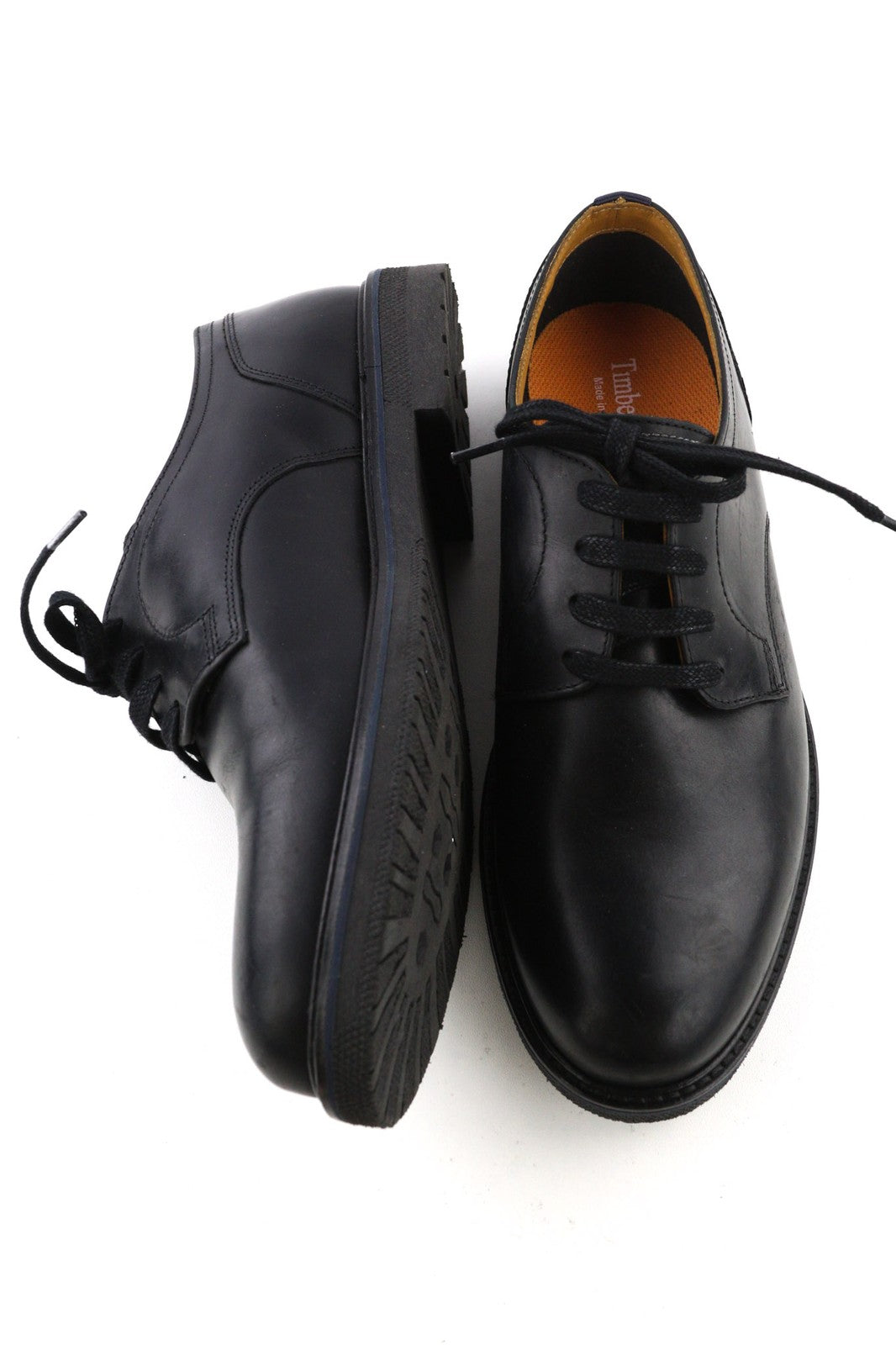 TIMBERLAND A3ZZH-A53148 Men's EU41.5/42 Black Genuine Leather Low-Top Shoes