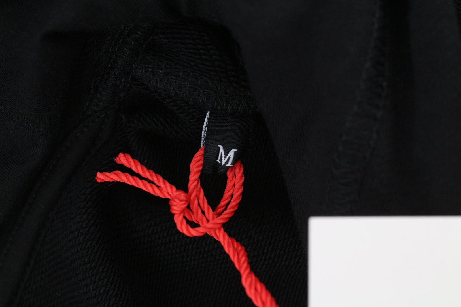 DIESEL S-Muster Men's Hoodie M Black Strap Detail Hooded Logo Pullover RRP150