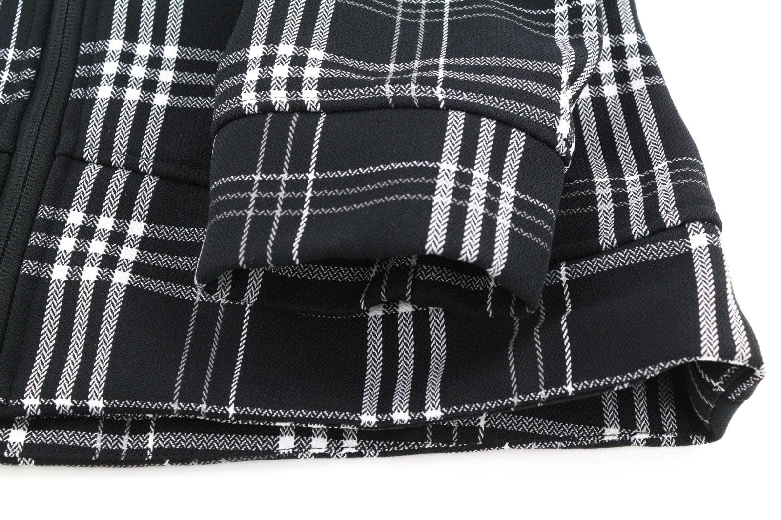 SPYDER Women's L Black Checked Hooded Lined Zip Casual Outdoor Jacket