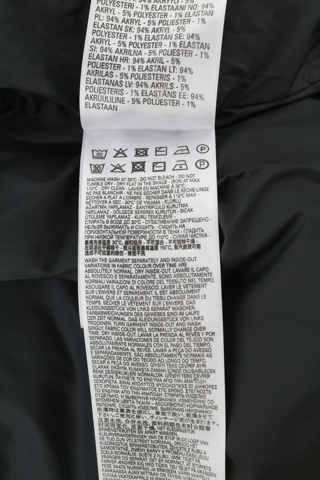 DIESEL W-Spleak vyriška striukė S, juoda, su pamušalu, bomber stiliaus, su užtraukiamais skyreliais, RRP325