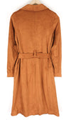 Brown Polyester Coat