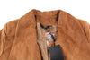 Brown Polyester Coat
