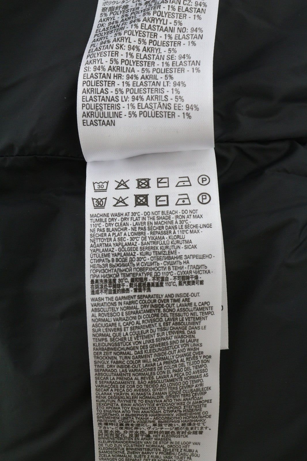 DIESEL W-Spleak vyriška striukė XL dydžio, juoda, su bomber pamušalu ir užtraukiamomis kišenėmis, RRP325 