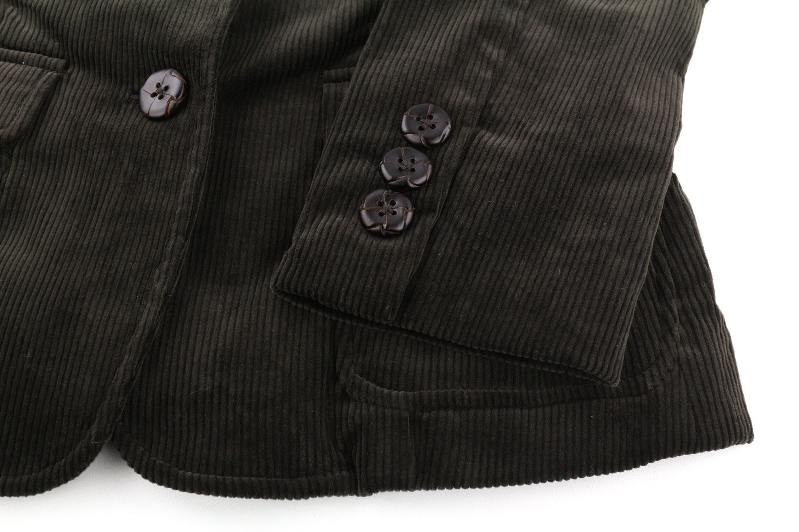 GANT moteriškas 34 dydžio tamsiai rudas velvetinis medvilninis tamprus vieneilis švarkas 