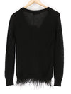 Black Alpaca Sweatshirt