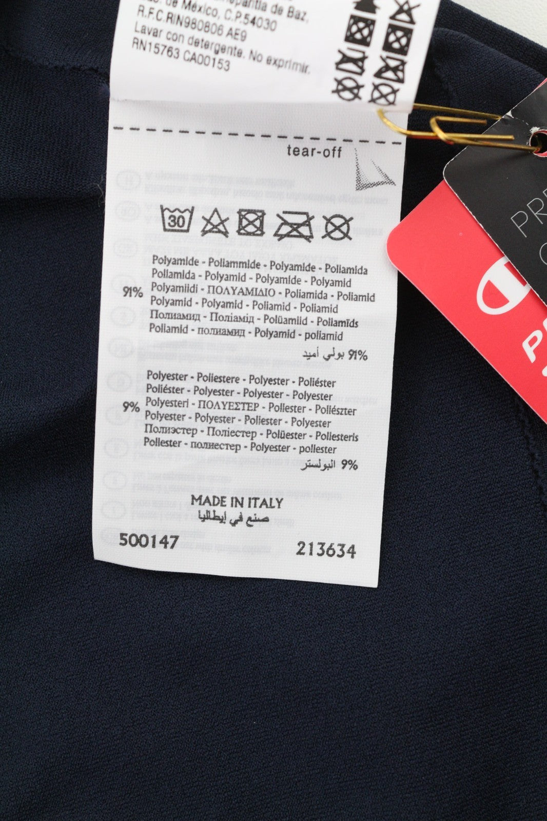 CHAMPION vyriški L/XL dydžio mėlyni tamprūs ilgomis rankovėmis sportiniai marškinėliai su logotipu 