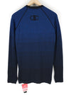 Blue Polyamide T-Shirt