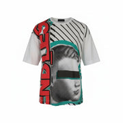 DIESEL BLACK GOLD Taster Endless LF vyriški L dydžio balti medvilniniai marškinėliai trumpomis rankovėmis 