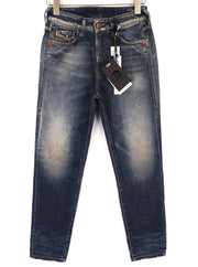 DIESEL D-Joy Z9A05 Women's Jeans W26/L32 Blue Washed Slim Stretch Mid-Rise