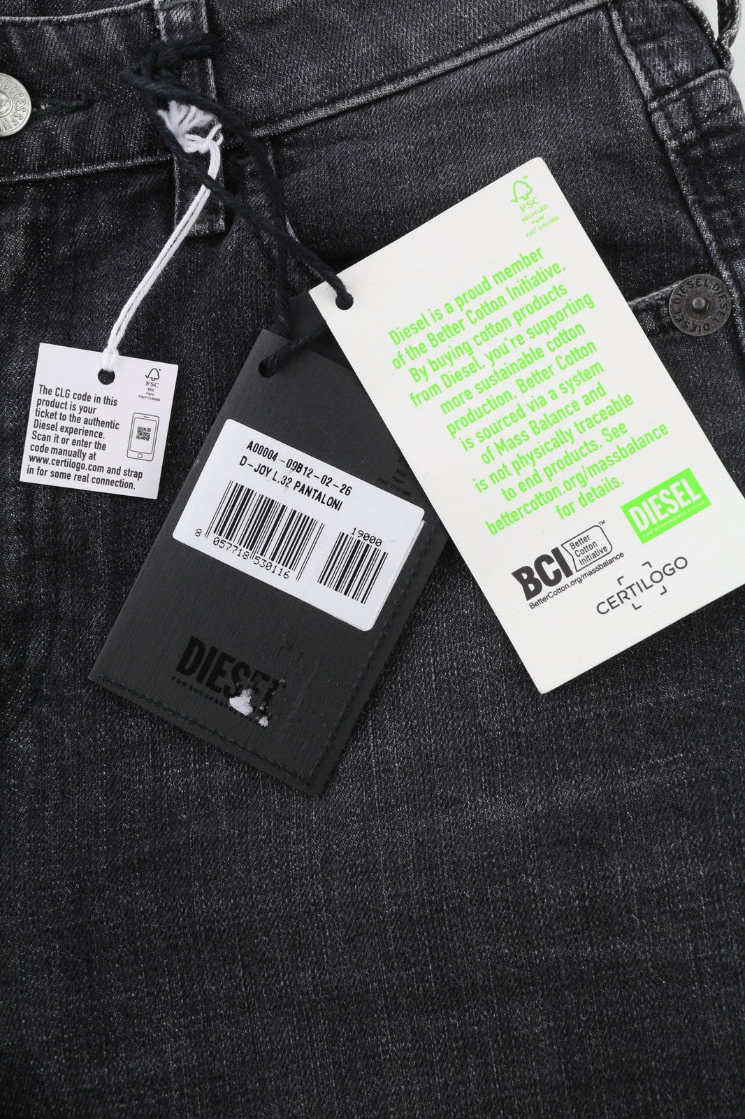 DIESEL D-Joy 09B12 Women's Jeans W26/L32 Blue Washed Slim Regular Stretch