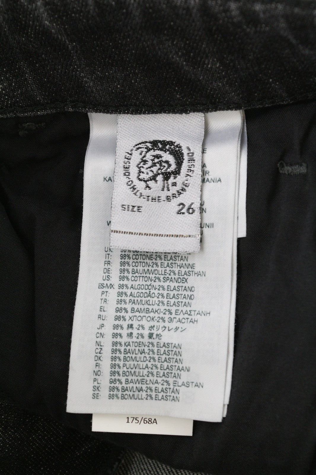 DIESEL D-Joy 09B12 Women's Jeans W26/L32 Blue Washed Slim Regular Stretch