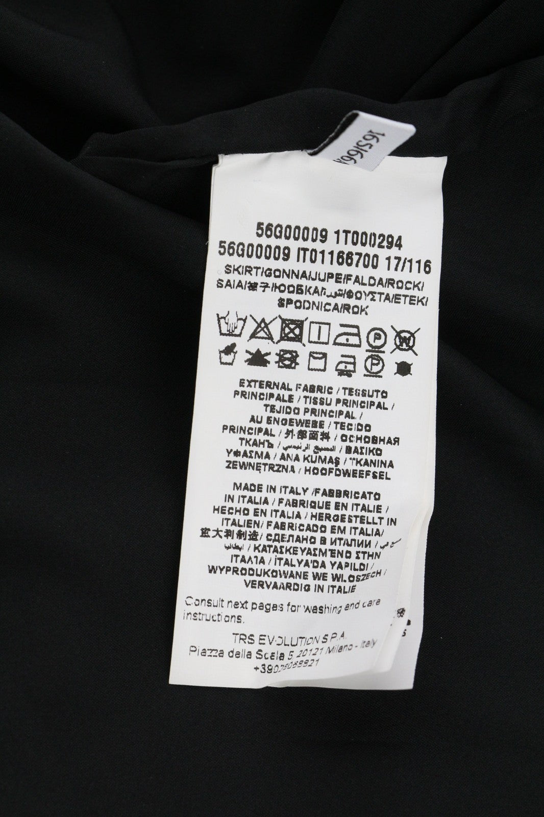 TRUSSARDI JEANS Women's 40 White Pleated Lined Sequin Balloon Mini Skirt