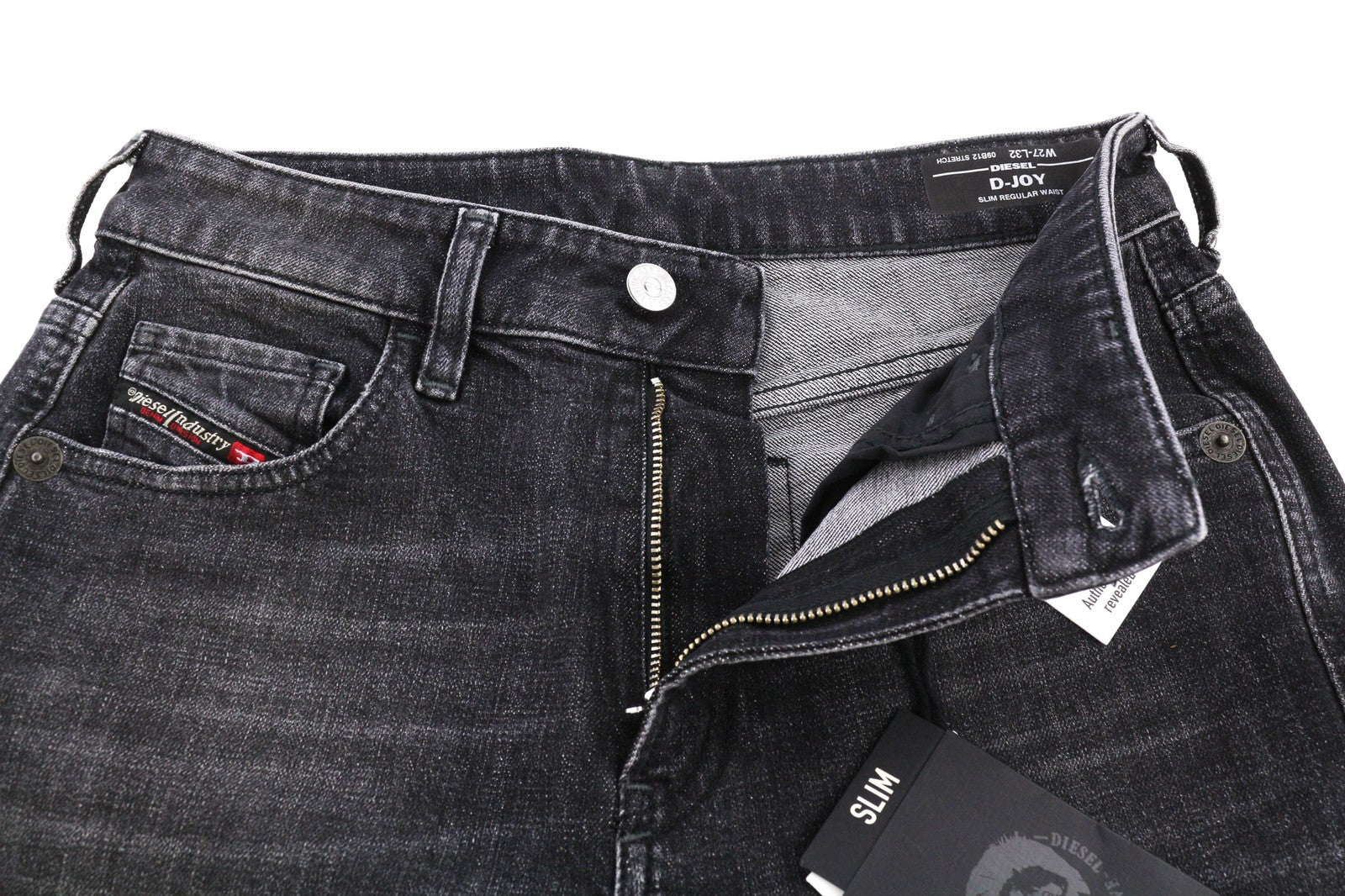 DIESEL D-Joy 09B12 Women's Jeans W27/L32 Blue Washed Slim Regular Stretch