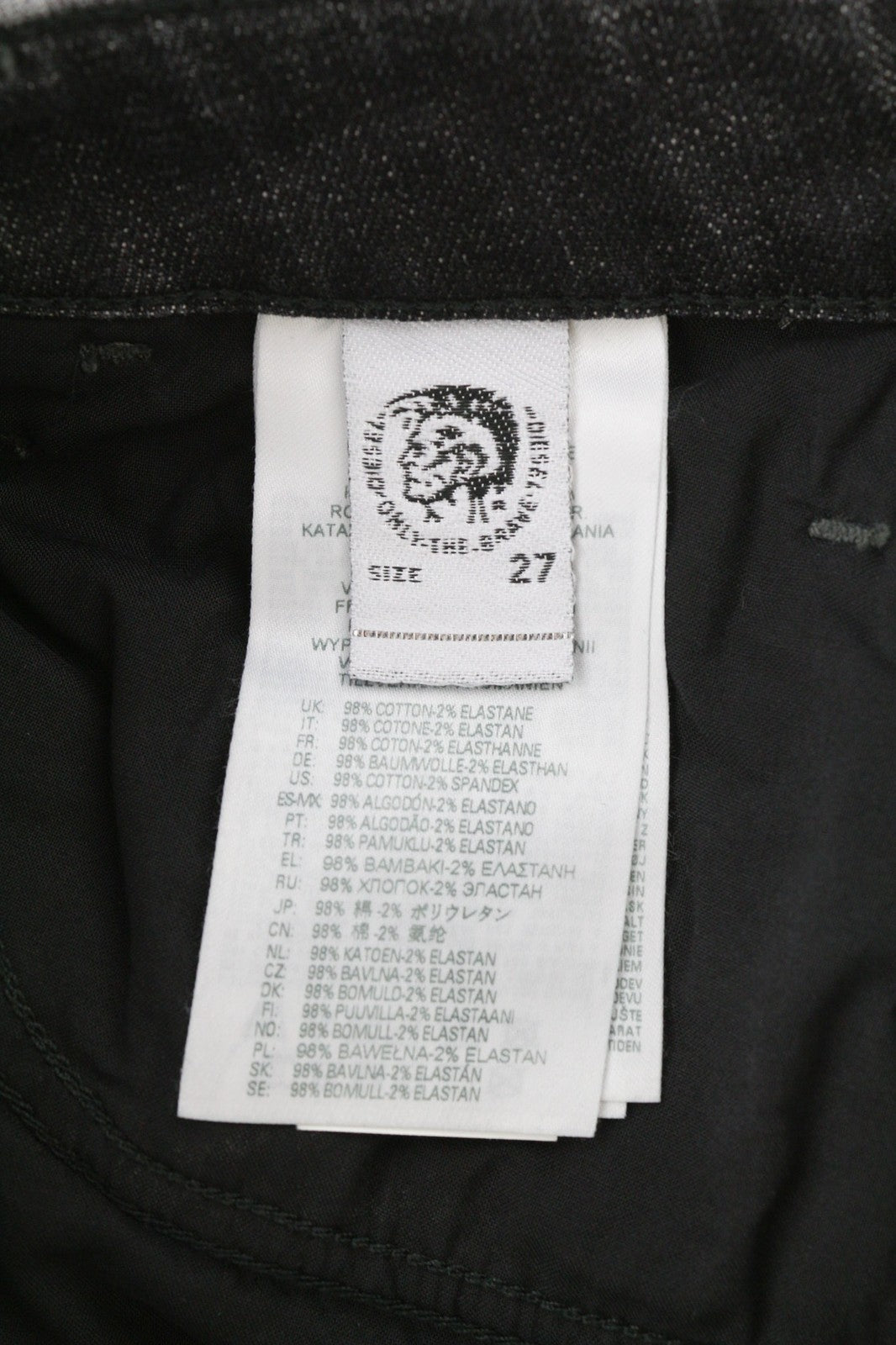 DIESEL D-Joy 09B12 Women's Jeans W27/L32 Blue Washed Slim Regular Stretch