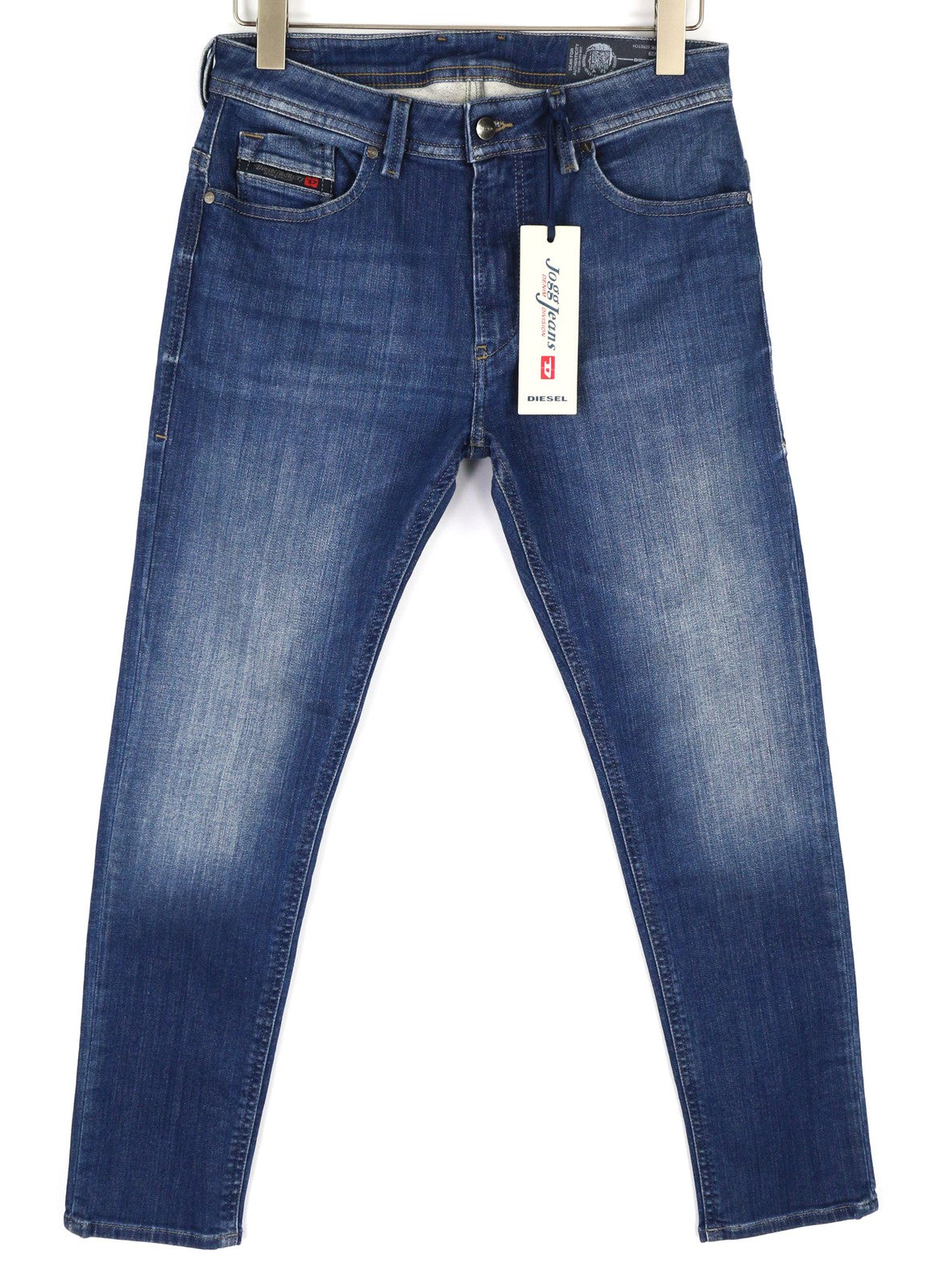 DIESEL Thommer-T 084RK vyriški džinsai W29 Jogg Sweat Slim Fit skalbiami tampriai 