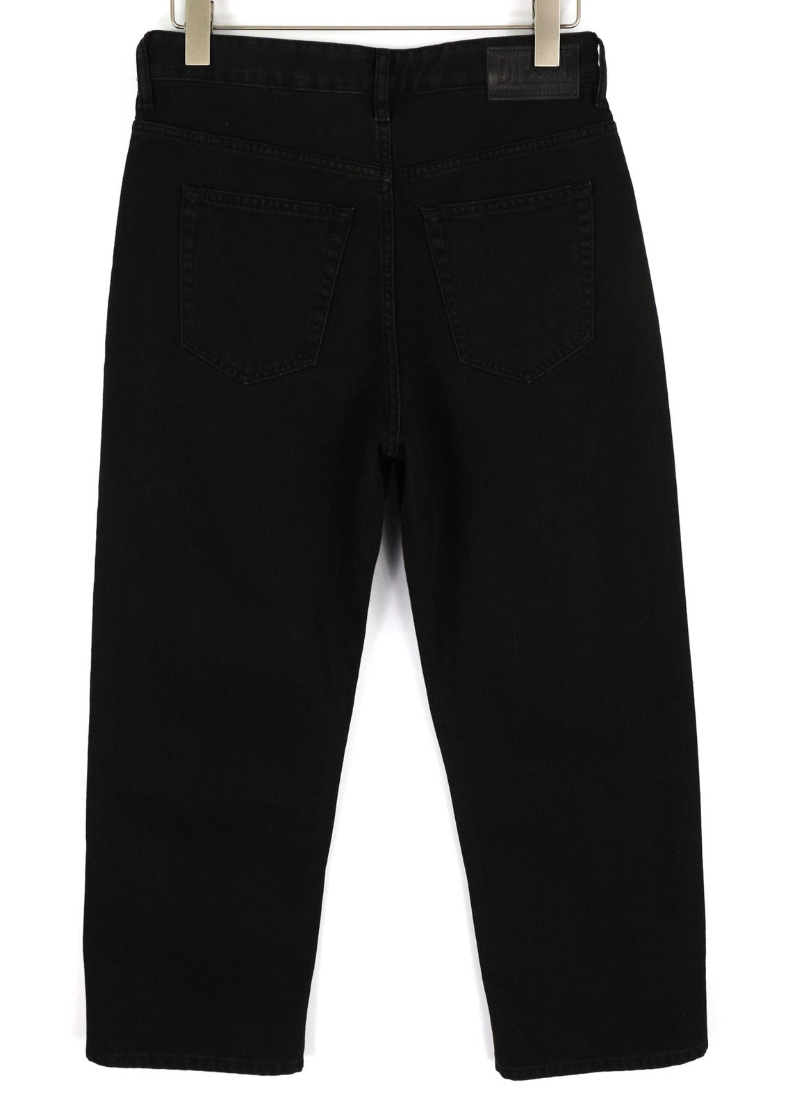 DIESEL D-Reggy 009RL Women's Jeans W28/L30 Black Straight Zip Fly Mid-Rise