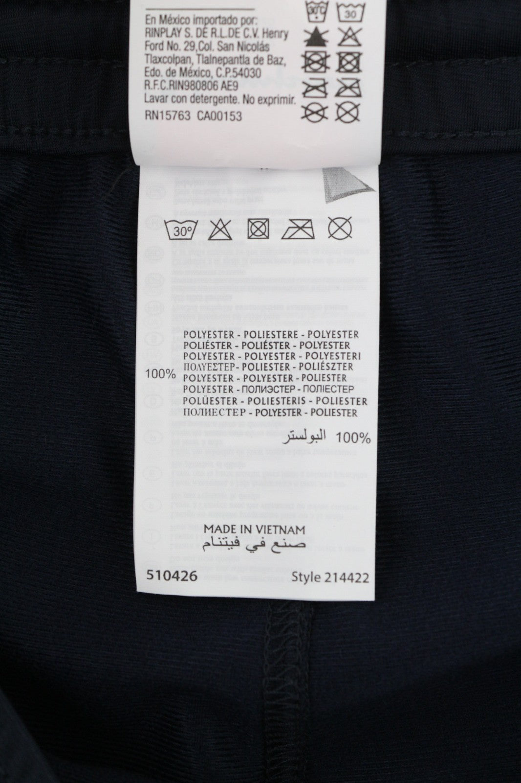 CHAMPION 214422 vyriškos kelnės M tamsiai mėlynos užtraukiamos sportinės kelnės laisvalaikiui 