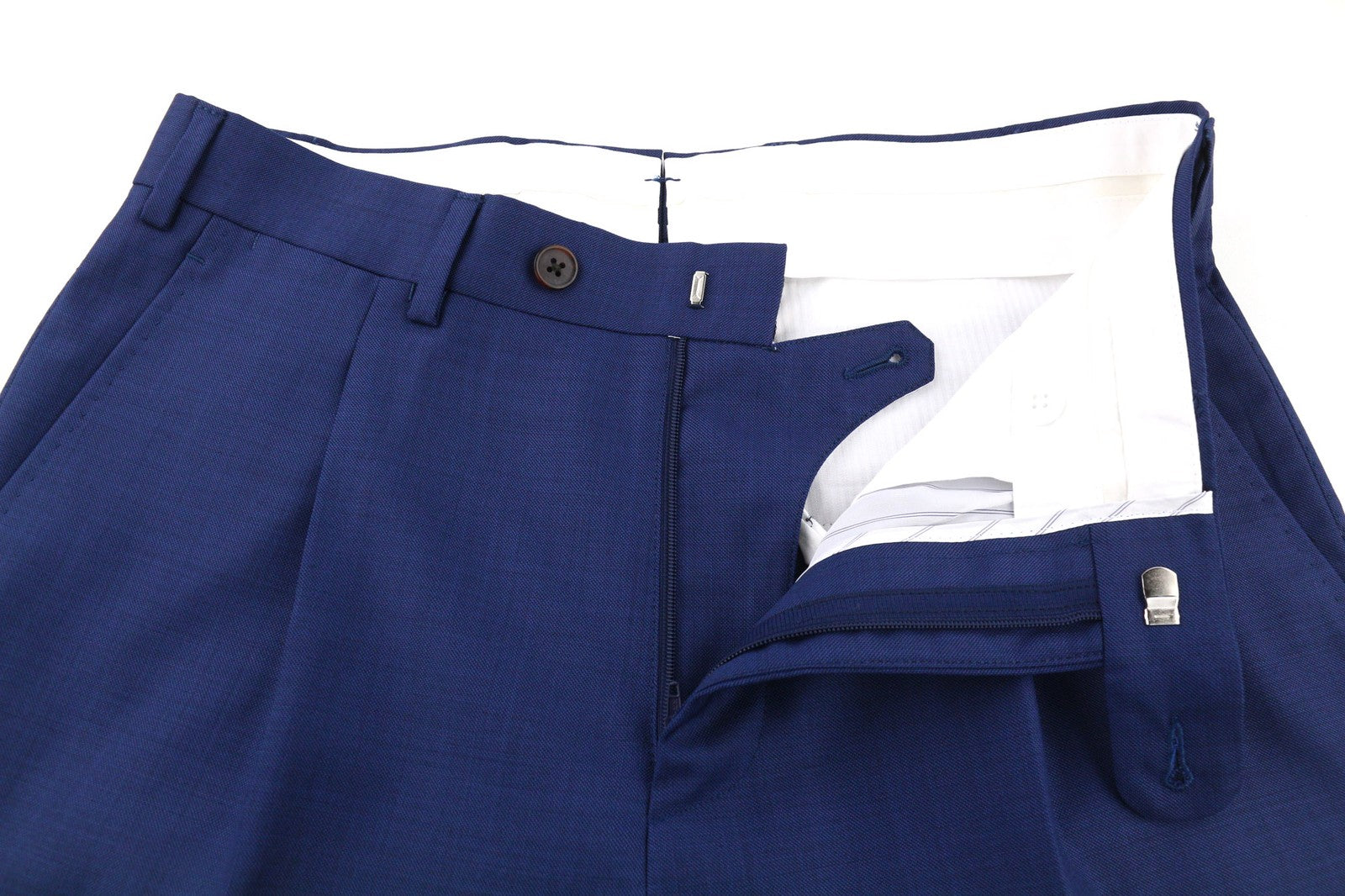 SUITSUPPLY Ferrara Brescia Men's Suit UK32/UK34 Blue Wool 2in1 Single Breasted