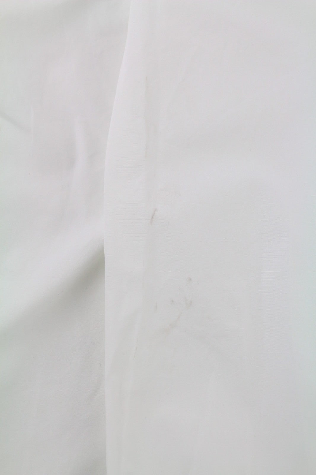 SUISTUDIO Dylan moteriška suknelė UK10 balta medvilninė ilgomis rankovėmis apvali apykakle trumpi logotipai 