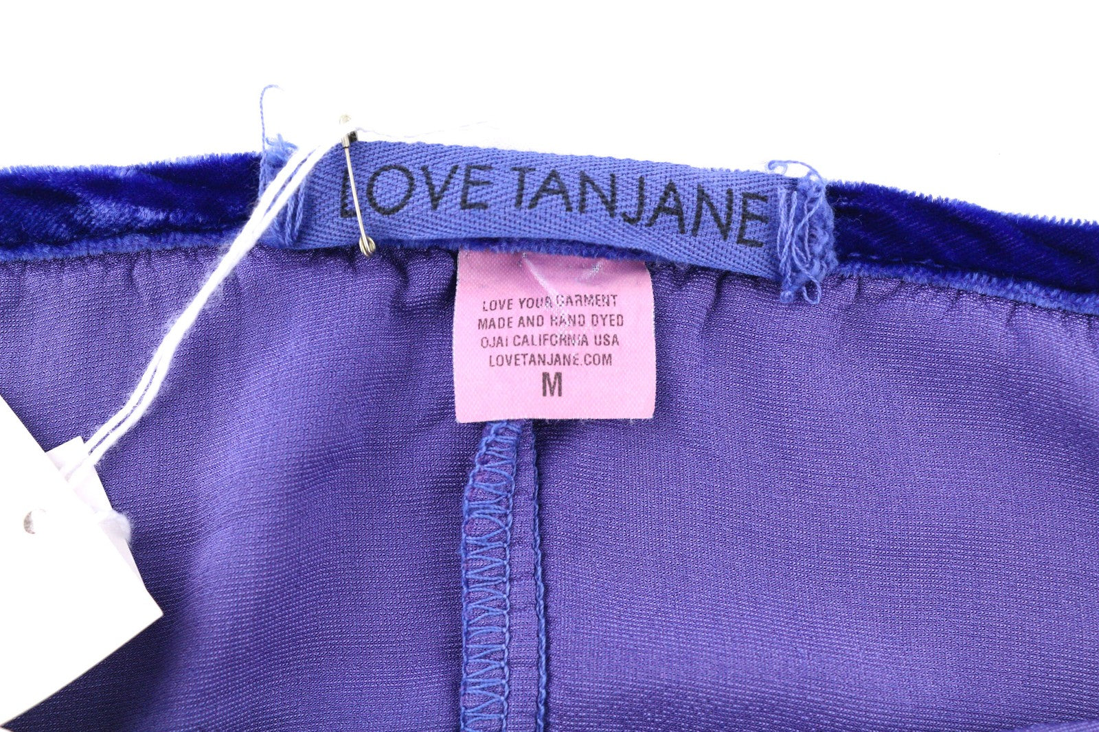 LOVE TANJANE LJ Celine moteriška suknelė M mėlyna aksominė šilko be rankovių midi RRP450 