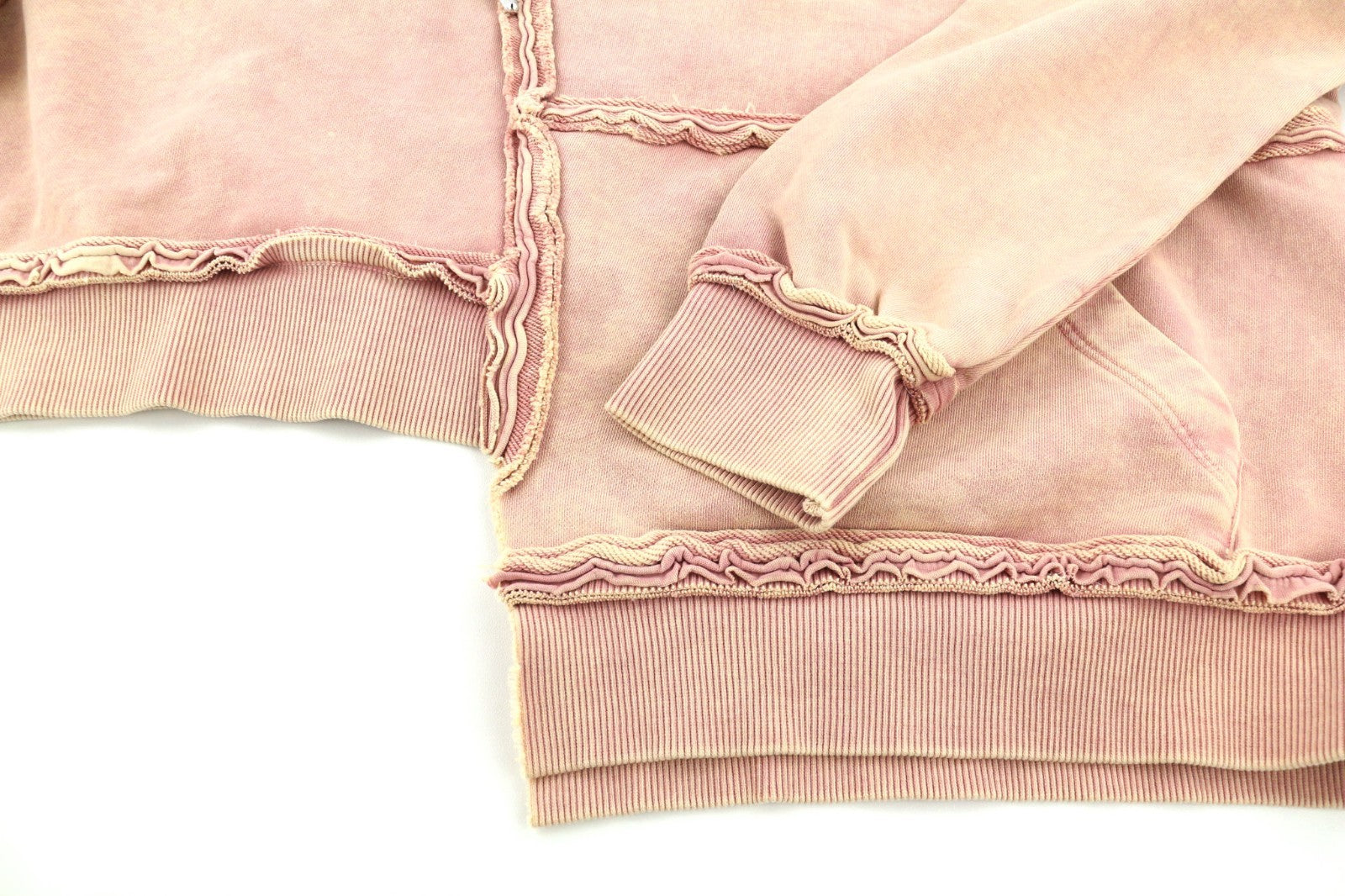 DIESEL F-Mikky Felpa moteriškas džemperis su gobtuvu S Peach Hood Asym Pocket Strap Logo RRP195 